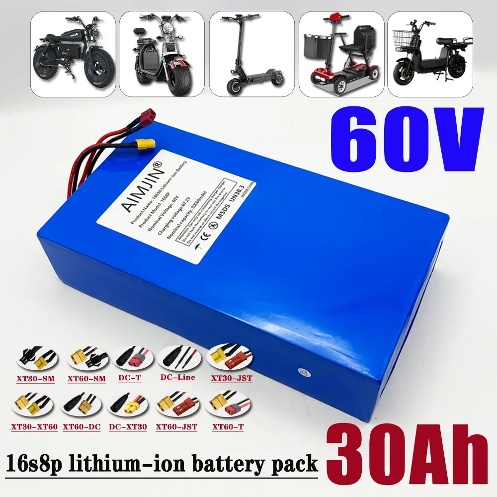 1000-3000W high-power 60V 30Ah - 60V 30Ah Electric Scooter Battery review and price