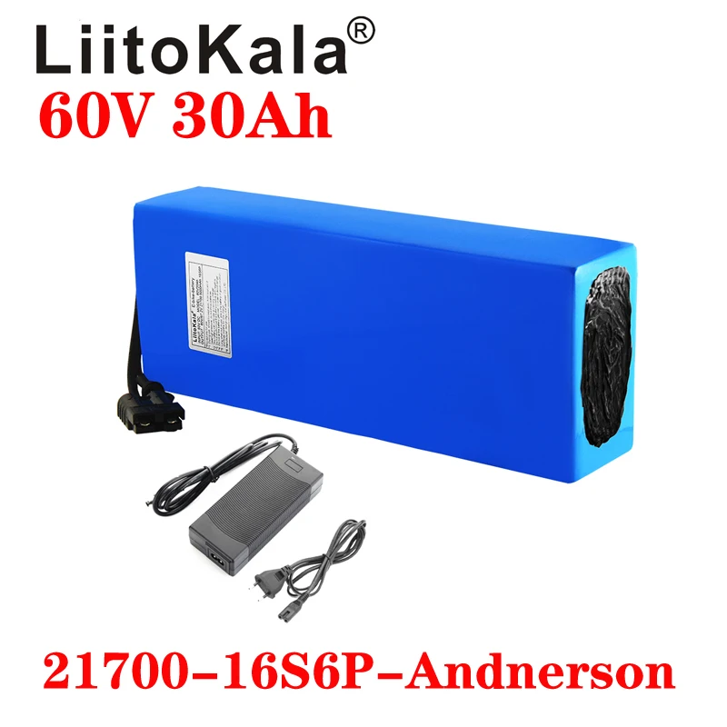 LiitoKala 60V 30ah 16S6P Elect - 60V 30Ah Electric Scooter Battery review and price